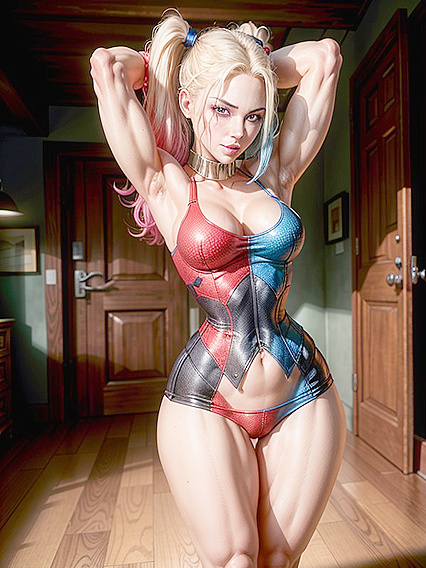 Mischievous Muscles Flex in Tight Clothing for Steamy Hentai Action