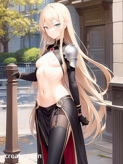 Embarrassed Girl 18+ with Green Eyes Enjoying Intense Hentai Pleasure Alone