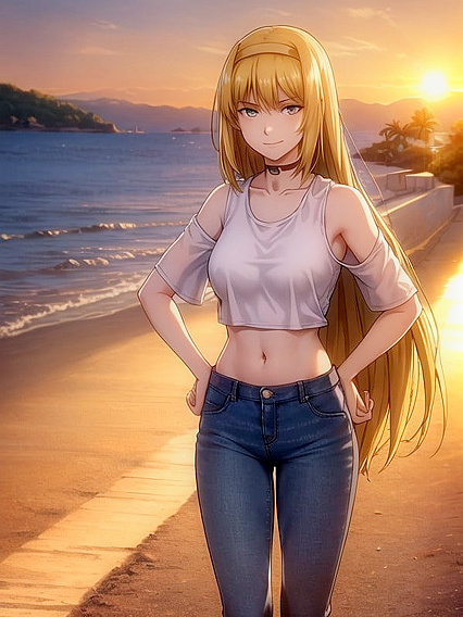 Sunny's Grinning Face and Tiny 18+ Tits in Seductive Hentai Action
