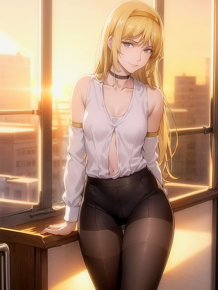 Ymir Fritz from Attack on Titan Seduces in Sultry Nylon Stockings：Ymir Fritz