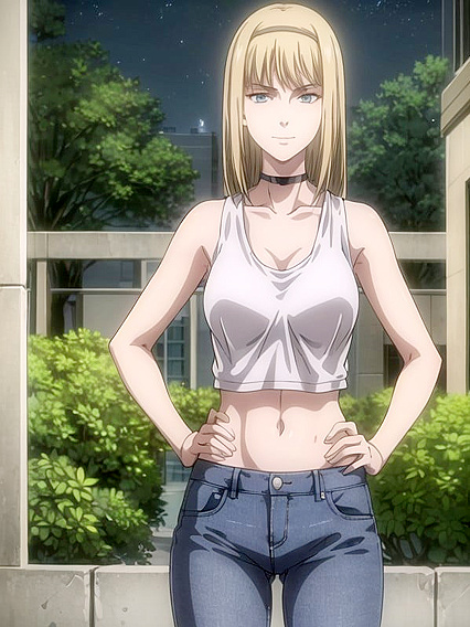 Crop Top and Skinny Jeans: A Sexy Hentai Fantasy Unleashed