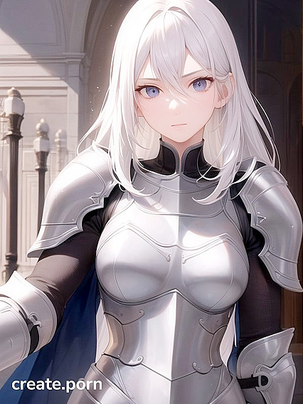 Knight in Armor Wields His Sword for Intense Hentai Pleasure