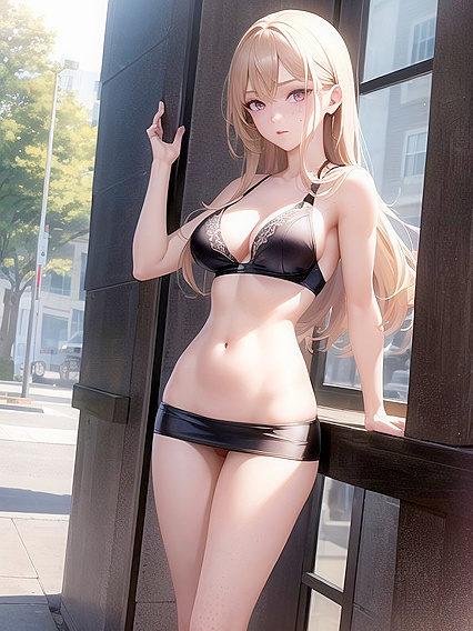 Freckled Beauty with Large Breasts Takes Center Stage in Seductive Hentai Action