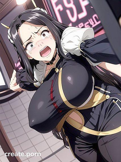 Fearful Standing Pose in Front View for Intense Hentai Action