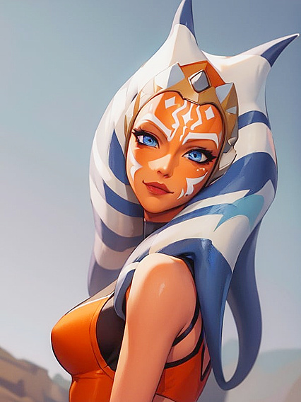 Ahsoka Tano from Star Wars Takes on Intense Hentai Action