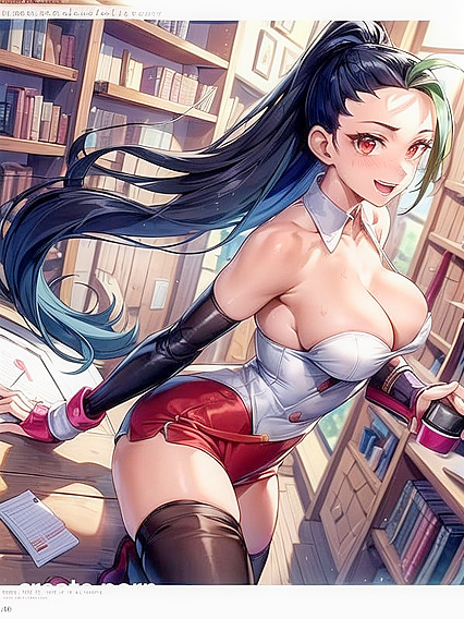 Cute Girl 18+ in Blouse and Cotton Shorts Exploring Horny Hentai Fantasies