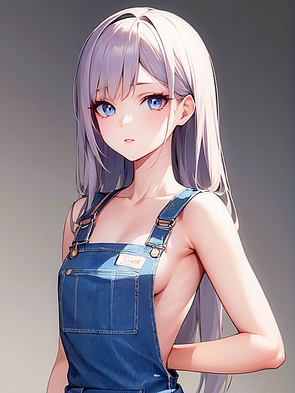 Naked Overalls Fetishized in Steamy Hentai Action