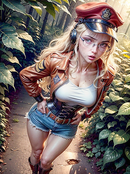 Fit Soldier Gets Wild in the Forest for Intense Hentai Action