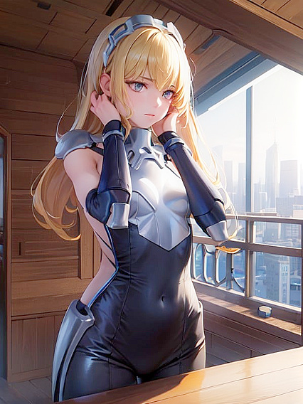 Skinny Girl 18+ Gets Intimate on the Rooftop in Face-Touching Hentai Action
