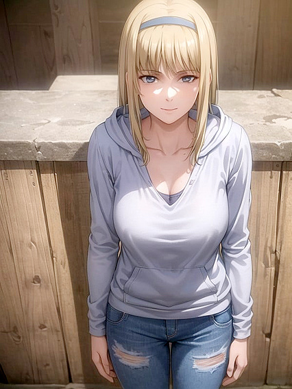 Ymir Fritz from Attack on Titan Seduces in Jeans for Steamy Hentai Action