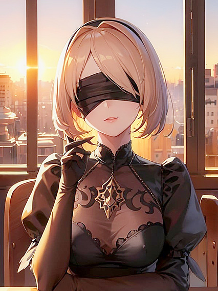 Sunny and Yorha No.2 Type B in Intense Hentai Pleasure Sessions