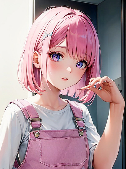 Sexy Pink Overalls Action inMind-Blowing Hentai Adventures