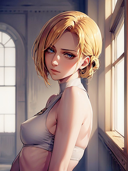 Annie Leonhart from Attack on Titan Enjoying Intimate Small-Breast Hentai Moments
