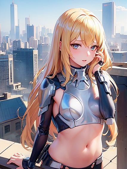 Skinny Golden Blonde Gets Her Tongue Teased in Hot Hentai Action