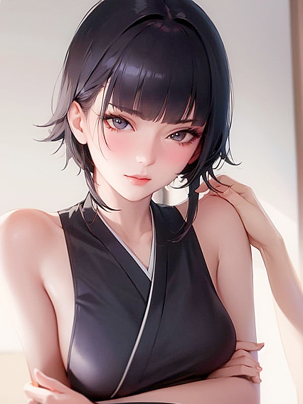 Sui Feng from Bleach Poses Seductively in a Steamy Photo Studio Session
