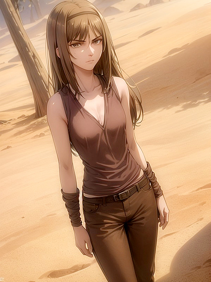 Small Breasts Take Center Stage in Steamy Desert Bust Shots Hentai Scene