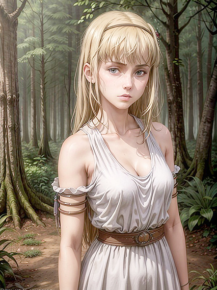Solitary Medieval Pleasure Amidst the Enchanted Forest hentai