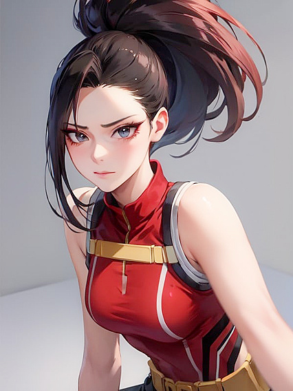 Momo Yaoyorozu from My Hero Academia Takes on Intense Hentai Pleasure