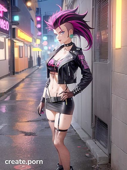 Retro Night Punk Rock Style Hentai for Intense Erotic Adventures