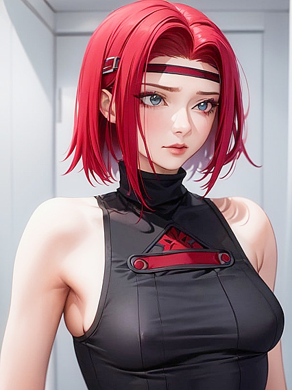 Kallen Stadtfeld's See-Through Outfit Reveals Tiny 18+ Tits in Sinful Hentai Action