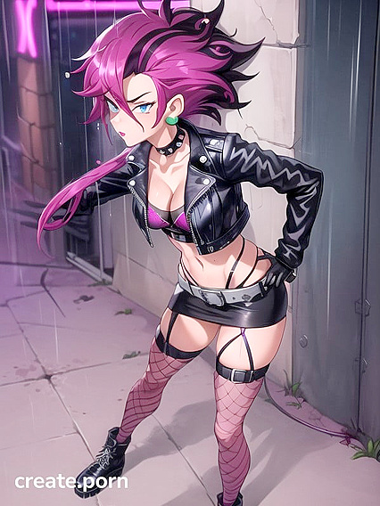 Alleyway Seduction: Corseted Beauty Takes Control in steaming Hentai Action
