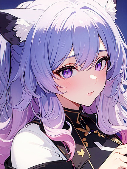 Close-Up hentai action with a Girl 18+ sporting Wavy Ombre Hair and Film Grain Effects