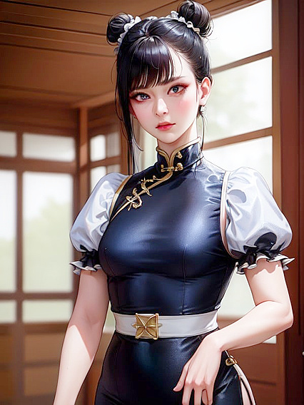 Chun Li from Street Fighter Enjoying Intense Hentai Pleasure Despite Small Breasts