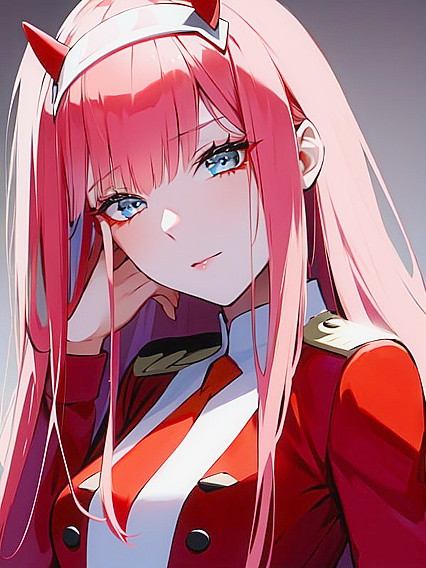 Zero Two from Darling in the FranXX Teased with Tender Touches and Tiny 18+ Tits Hentai Pleasure