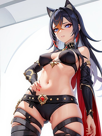 Dehya from Genshin Impact Enjoying Passionate Small Breasted Hentai Adventures