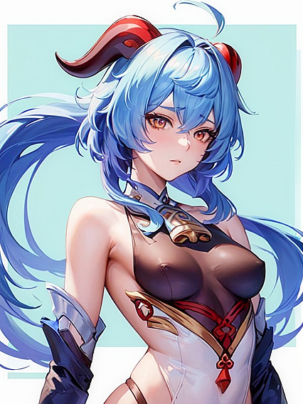 Ganyu's Small Breasts Take Center Stage in This Seductive Hentai Fantasy