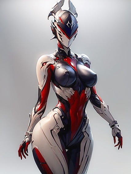 Garuda from Warframe Enjoys Passionate Small Breast Hentai Action
