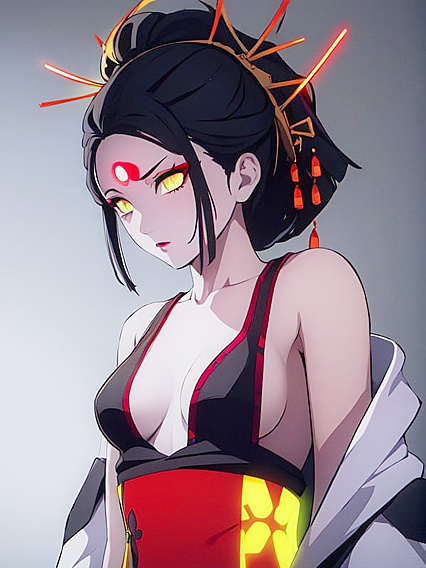 Daki from Demon Slayer Enjoying Passionate Small-Breast Hentai Adventures