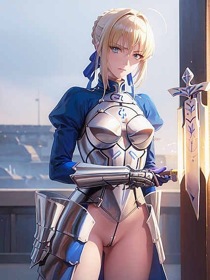 Artoria Pendragon's Tiny 18+ Breasts Take Center Stage in Seductive Hentai Scenes