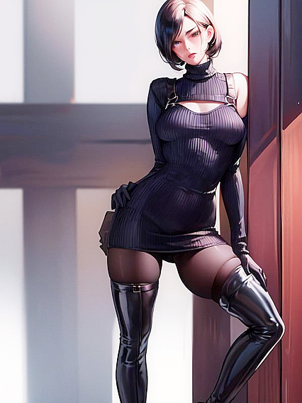 Ada Wong's Small Breasts Take Center Stage in Sensual Hentai Action