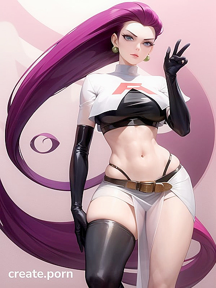 Jessie from Pokémon Seduces as a Sultry Belly Dancer in Steamy Hentai Action