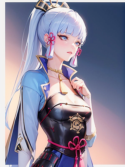 Kamisato Ayaka's Small Breasts Take Center Stage in Sensual Genshin Impact Hentai