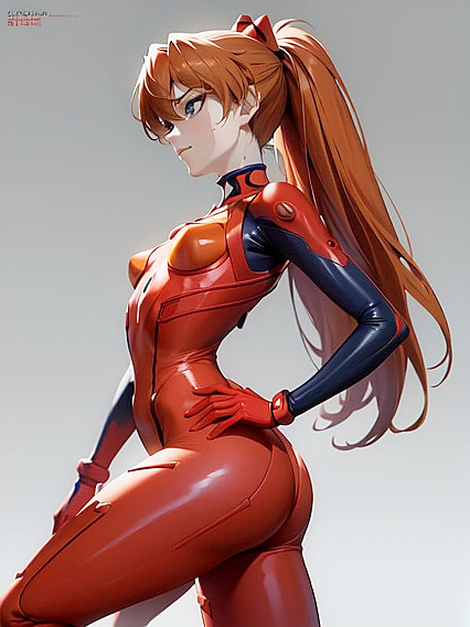 Asuka's Small Breasts Take Center Stage in Sultry Hentai Action