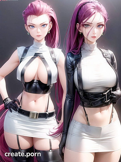 Jessie from Pokémon Teases in Ultra-Detailed Mini-Skirt Hentai Action