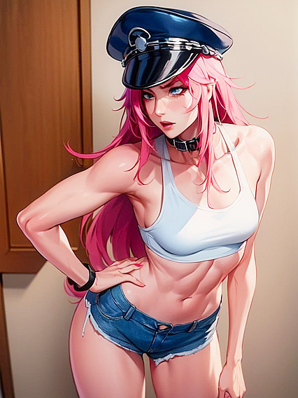 Poison from Street Fighter Seduces with Tiny 18+ Tits in Erotic Hentai Action