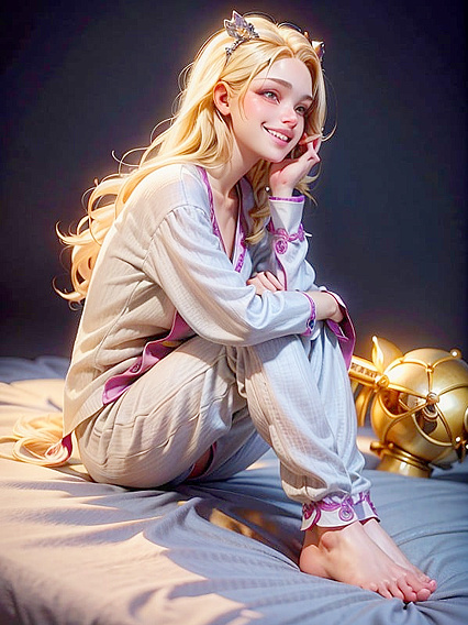 Feet Worship in 3D Pyjamas: A hentai AI Porn Fantasy