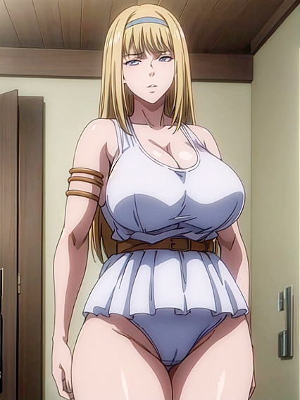 Cosplaying Goddess with Massive Ass Takes Over the Bathroom inSTEAMy Hentai Action