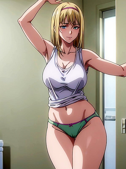 Rounded Ass Bliss: A Yoga-Inspired Hentai Fantasy