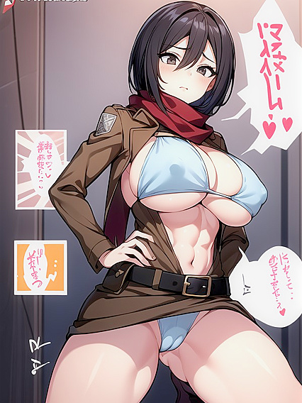 voluptuous Curves and Expanding Breasts Lead to Intense Cleavage Action in Hentai AI