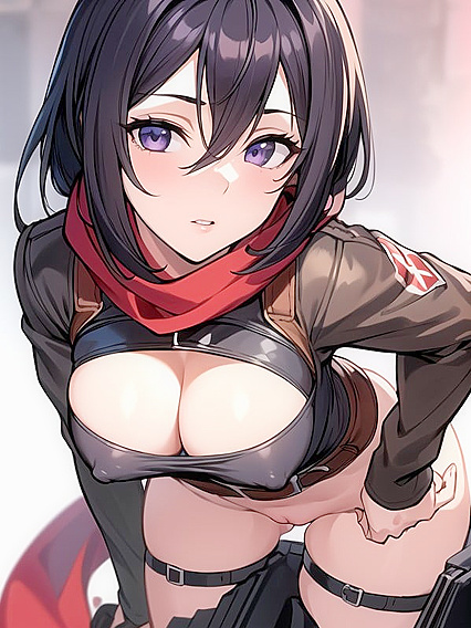 Massive Breasts and Thick Lines in Solo Hentai ACTION