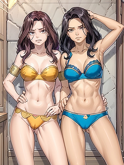 Fearful Bust-Up Views in Seductive Hentai AI Action