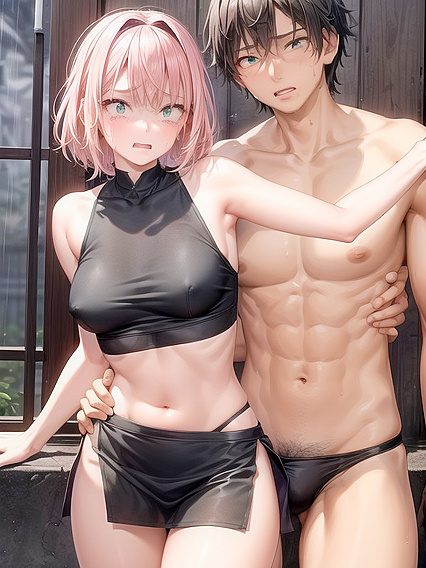 Blonde-Haired Sakura Enjoys Intense NIGHT HENTAI Pleasure