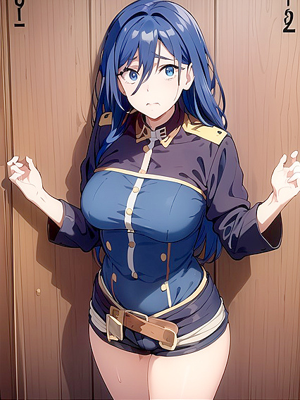 Noon Sunlight Shines on Her Cotton Shorts in This Waisted hentai Scene