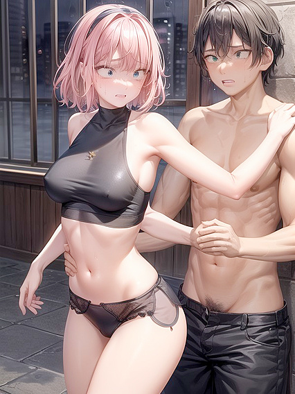Ultra-Detailed Waisted Shots of Small Breasts in Seductive Hentai Scenes