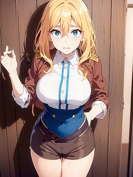 voluptuous Afro Goddess with Large Breasts in Thick hentai Action
