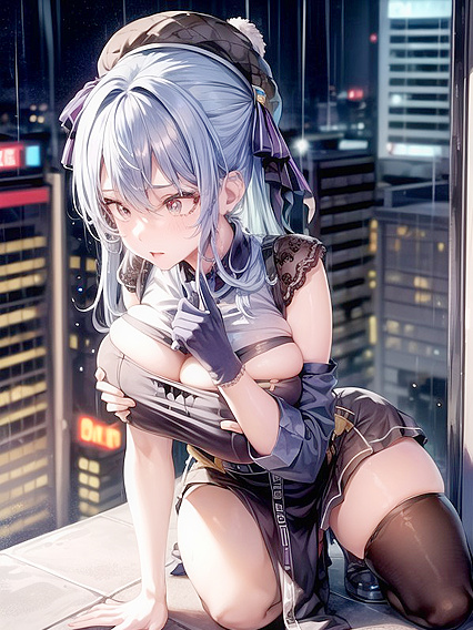 Suisei Hoshimachi's Horny Round Ass in Seductive Hentai Action